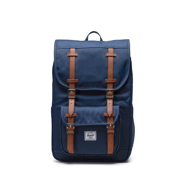 NWT Herschel Little America Backpack in Navy Blue - Picture 1 of 8